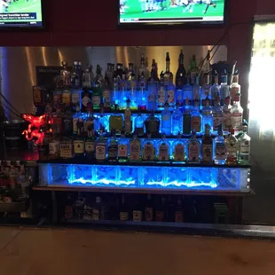Tons of liquor to choose from!!