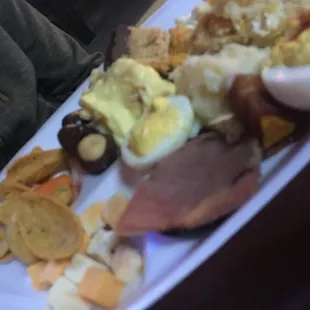 Walked into a buffet!