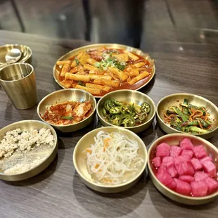 All the side dishes are fresh and delicious!