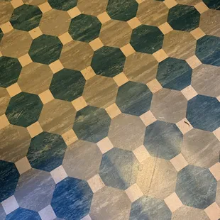 Flooring, hand cut pattern