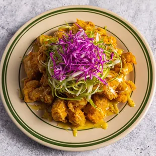 Chicken &amp; scallion salad