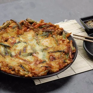 Seafood pancake