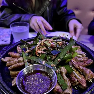 Grilled Beef Intestines
