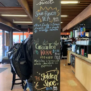 Specials Menu as of October 2019