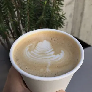 Latte is usually really good here