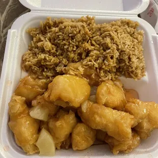 #D#5. Sweet and Sour Chicken Dinner