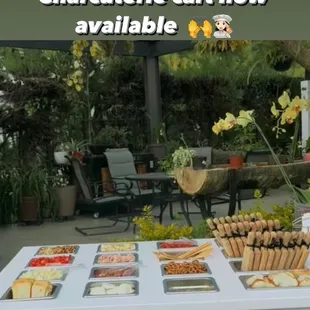 Choose your cart now offering snack bar , charcuterie cart 
Bartender services and much more ask about our summer deals!!!