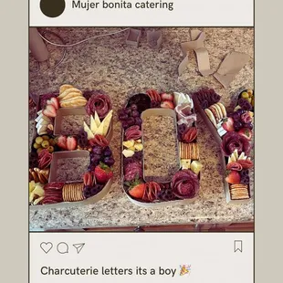 Charcuteríe for any occasion with any personalization