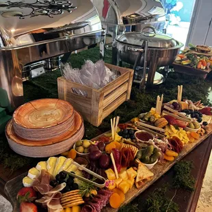 Kids birthday party 
Sliders, grilled cheese 
Charcuterie 
Fruit board 
Crudities board