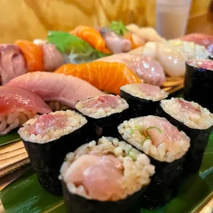 Nigiri Combo and Sashimi Combo
