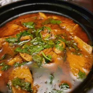 Chicken karahi - Enough oil to reduce gas prices