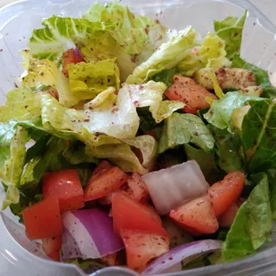Nice little side salad they included with my order.