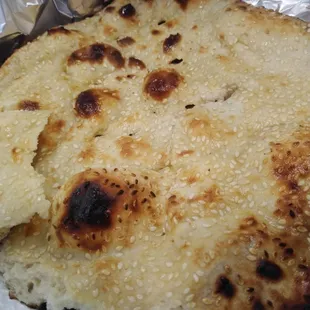 Sesame seed naan. I have a gluten issue so I shouldn't have, but I tried this. It was SO AMAZING.