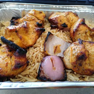 Chicken Botti over rice