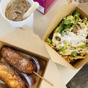 chicken wings and fried chicken, food