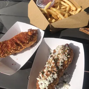 Elote Cheese Dog