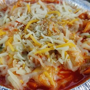 Doukbokki with cheese