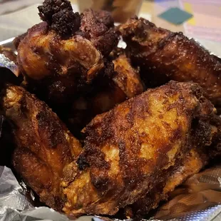Traditional wings. Huge and crispy