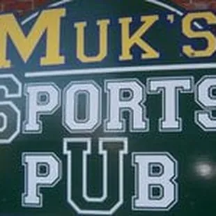 Muk&apos;s Sports Pub Sign