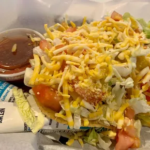 2 beef tacos