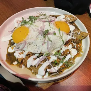 Chilaquiles for brunch