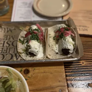 Croquette tacos