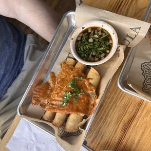 rolled tacos