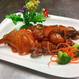 Roast Duck Bone In