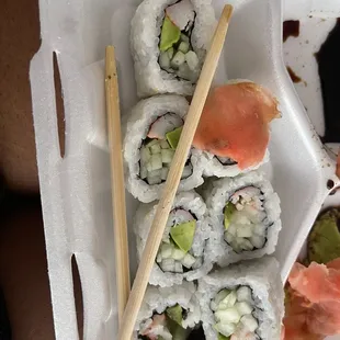 Fake ass sushi smh