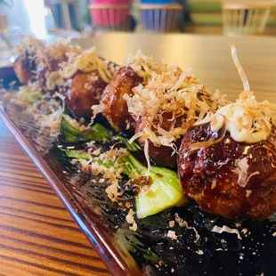 Fancy View of Takoyaki Appetizer ( ;