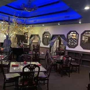 the interior of a restaurant