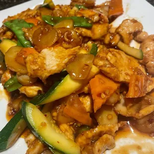 Chicken in garlic sauce