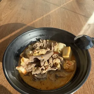 Pork broth noodle soup