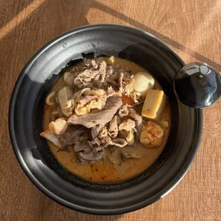 Pork broth noodle soup
