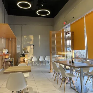 Interior of restaurant