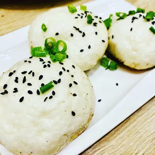 3 Shrimp&pork Fried Juicy Buns