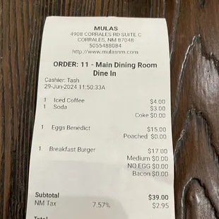 Receipt
