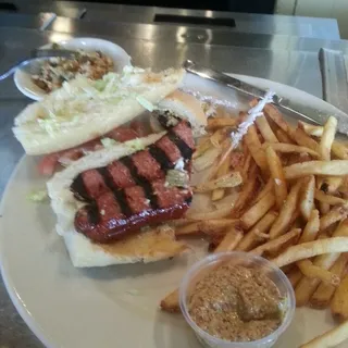 Grilled Spicy Smoked Sausage