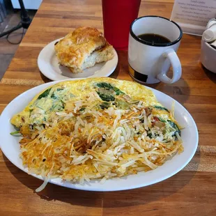 4 Egg Omelette. Outstanding.