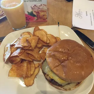 Mushroom Swiss Burger