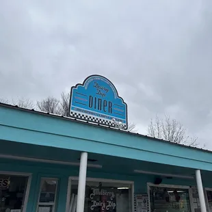 the exterior of the restaurant