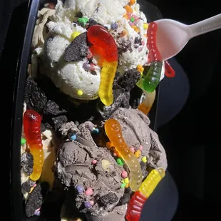 a scoop of ice cream