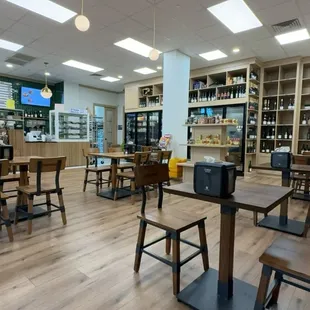 Dining room and market