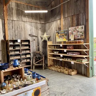 the inside of a store