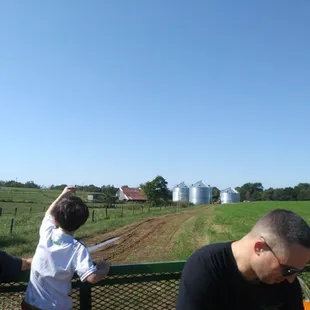 The ride to the pumpkin patch