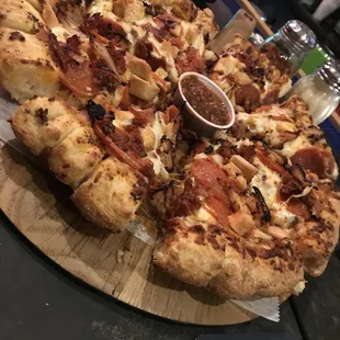 Meat lovers pizza for all you carnivores!