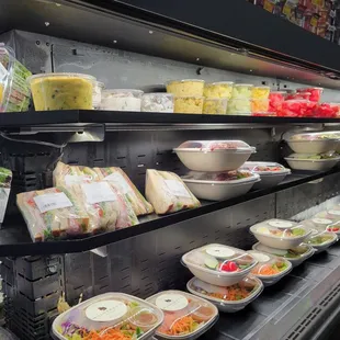 Fresh salads and sandwiches quick to go!