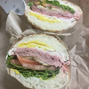 Custom roast beef sando