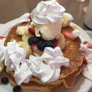 pancakes, food