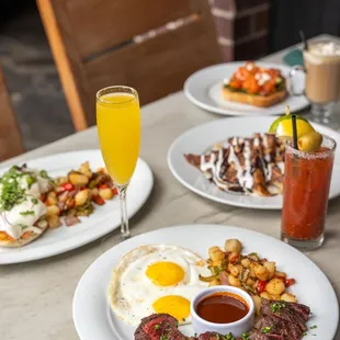 Sweet &amp; savory plates, bottomless mimosas, and delicious bloody marys during Weekend Brunch!